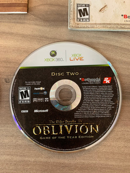 MiCROSOFT XBOX 360 | THE ELDER SCROLLS IV OBLiViON | GAME OF THE YEAR EDiTiON