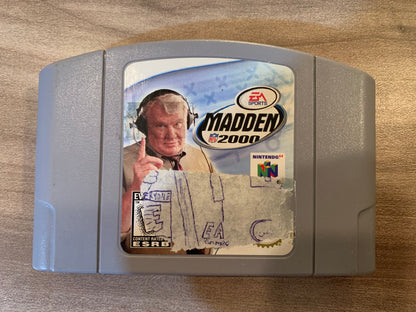 PiXEL-RETRO.COM : NINTENDO 64 (N64) NFL MADDEN 2000 GAME NTSC