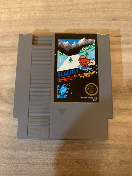 PiXEL-RETRO.COM : NINTENDO ENTERTAiNMENT SYSTEM (NES) GAME NTSC SLALOM