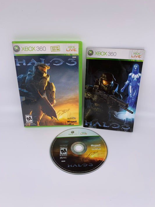 PiXEL-RETRO.COM : MICROSOFT XBOX 360 COMPLETE CIB BOX MANUAL GAME NTSC HALO 3