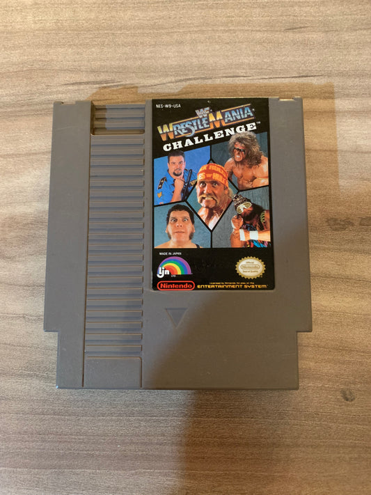 PiXEL-RETRO.COM : NINTENDO ENTERTAiNMENT SYSTEM (NES) GAME NTSC WWF WRESTLE MANIA CHALLENGE