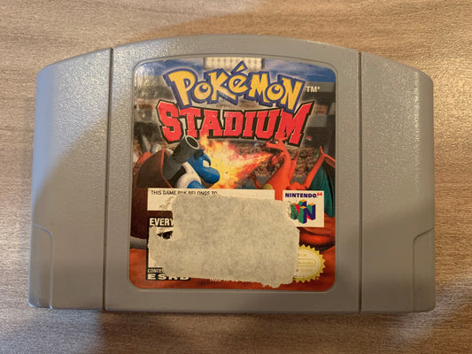 PiXEL-RETRO.COM : NINTENDO 64 (N64) POKEMON STADIUM GAME NTSC