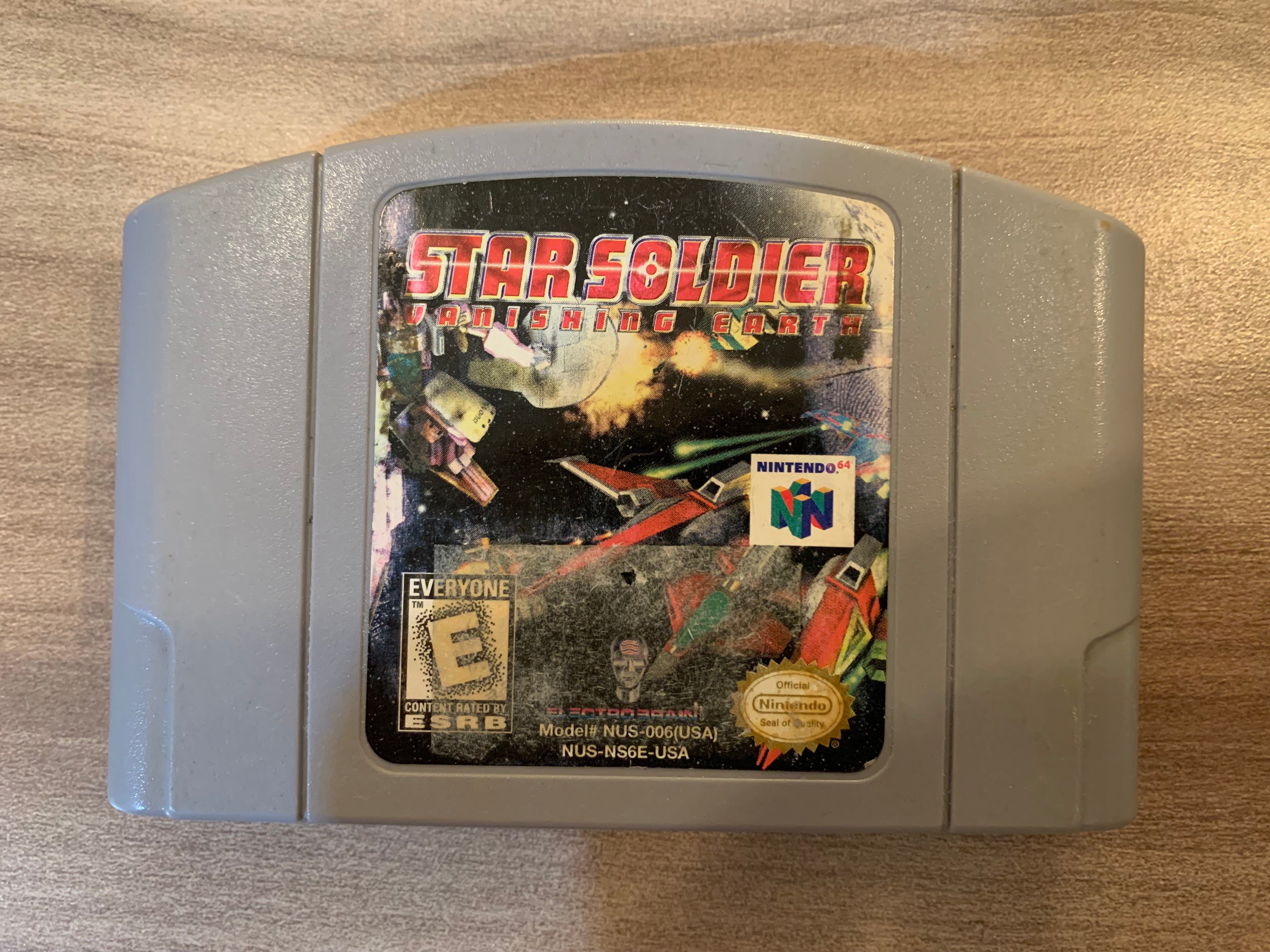 Star Soldier for Nintendo 64 selling