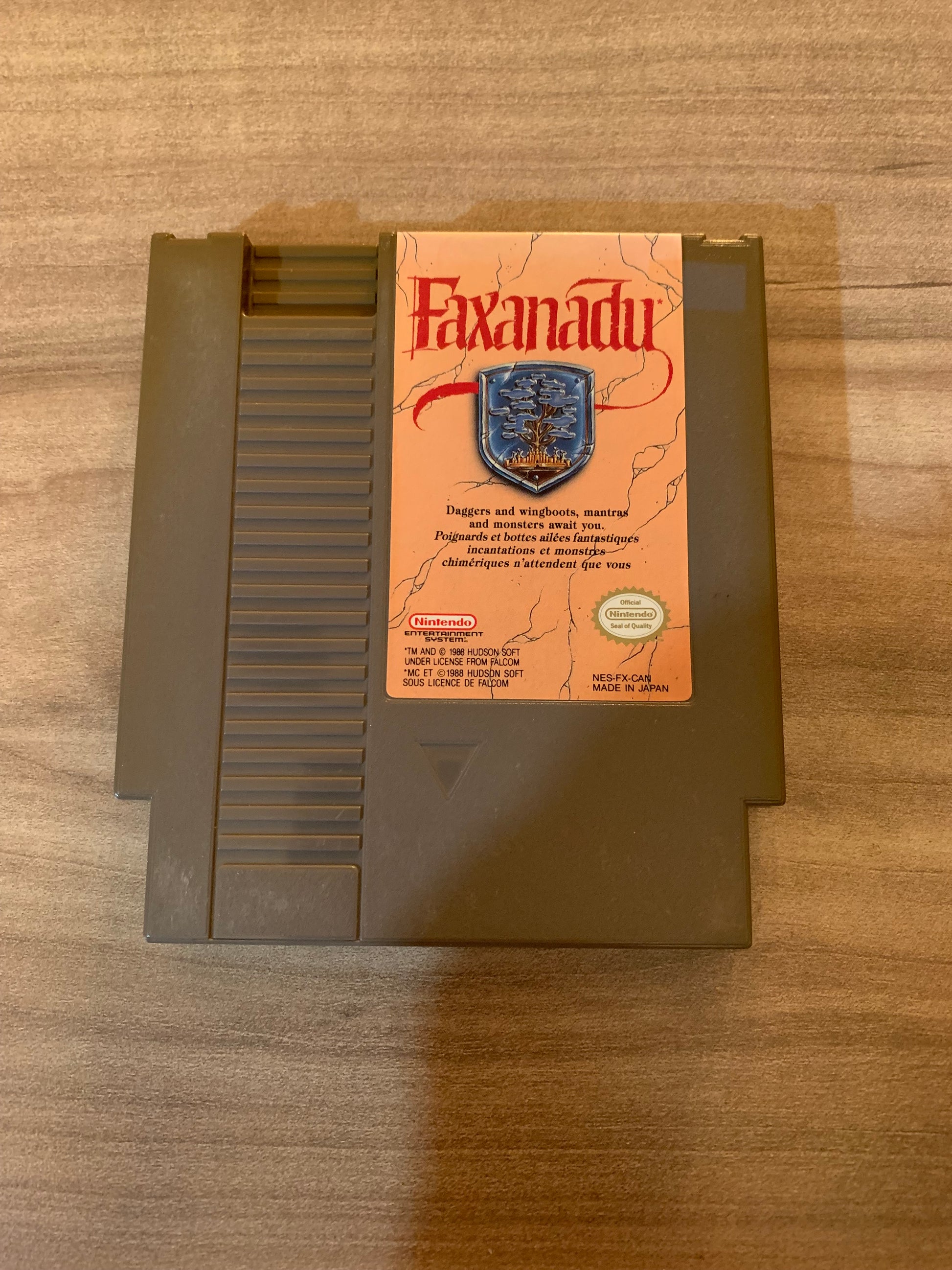 PiXEL-RETRO.COM : NINTENDO ENTERTAiNMENT SYSTEM (NES) GAME NTSC FAXANADU