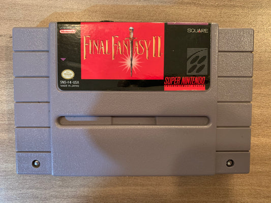 PiXEL-RETRO.COM : SUPER NINTENDO NES (SNES) GAME NTSC FINAL FANTASY II 2 4