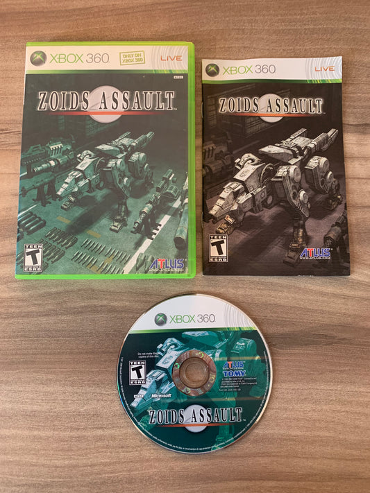 PiXEL-RETRO.COM : MICROSOFT XBOX 360 COMPLETE CIB BOX MANUAL GAME NTSC ZOIDS ASSAULT