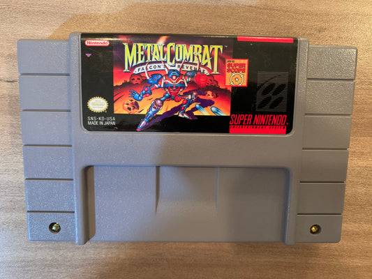PiXEL-RETRO.COM : SUPER NINTENDO NES (SNES) GAME NTSC METAL COMBAT FALCON'S REVENGE