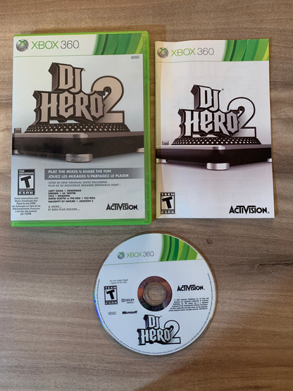 PiXEL-RETRO.COM : MICROSOFT XBOX 360 COMPLETE CIB BOX MANUAL GAME NTSC DJ HERO 2