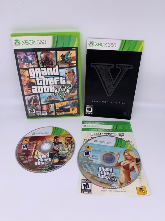 PiXEL-RETRO.COM : MICROSOFT XBOX 360 COMPLETE CIB BOX MANUAL GAME NTSC GRAND THEFT AUTO V FIVE 5