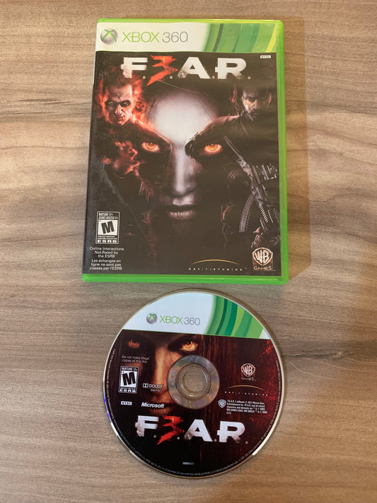 PiXEL-RETRO.COM : MICROSOFT XBOX 360 COMPLETE CIB BOX MANUAL GAME NTSC F.3.A.R. FEAR 3