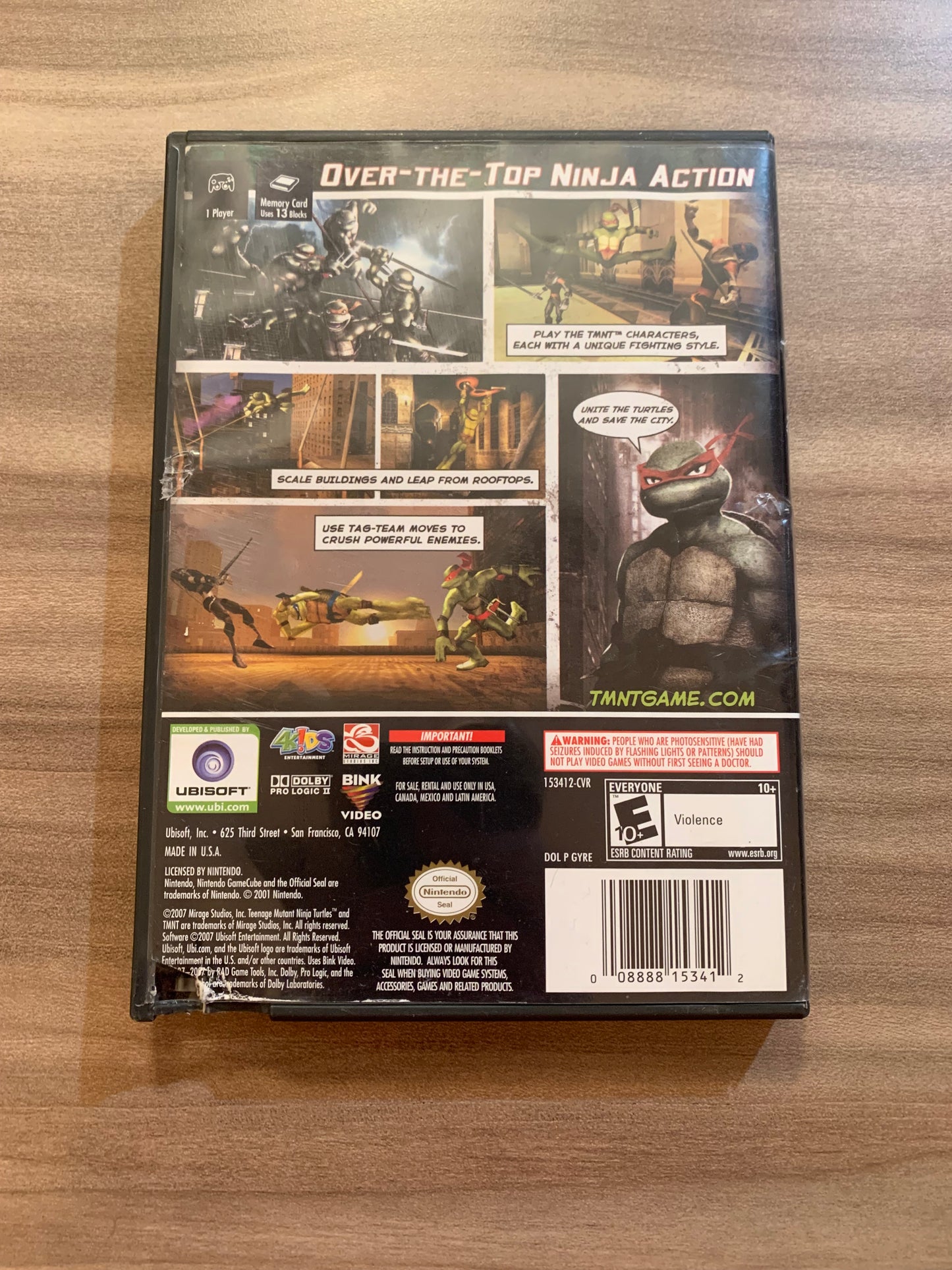 NiNTENDO GAMECUBE [NGC] | TMNT TEENAGE MUTANT NiNJA TURTLES