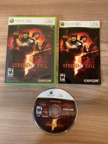 PiXEL-RETRO.COM : MICROSOFT XBOX 360 COMPLETE CIB BOX MANUAL GAME NTSC RESIDENT EVIL 5