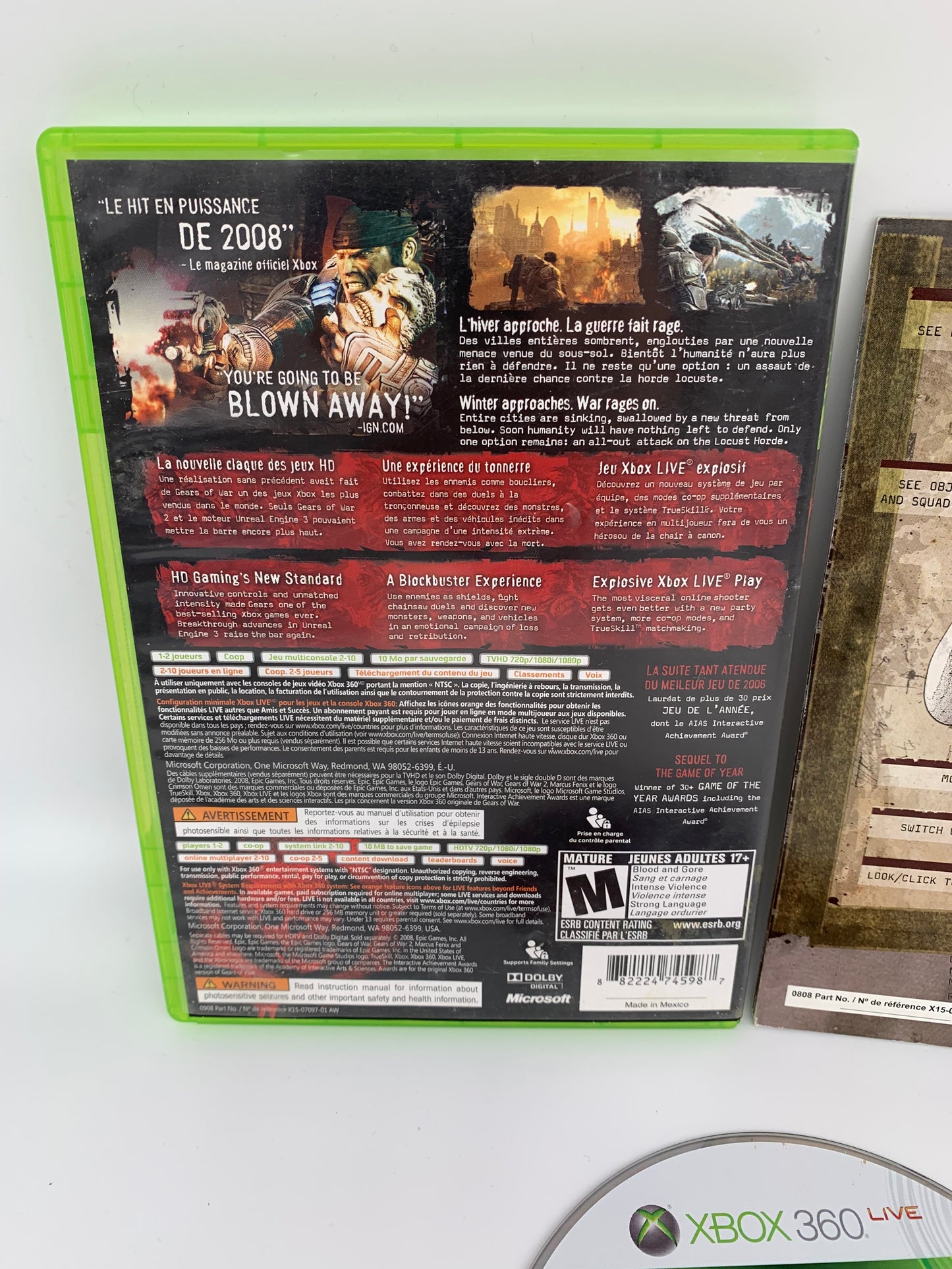 Microsoft XBOX 360 | GEARS OF WAR 2
