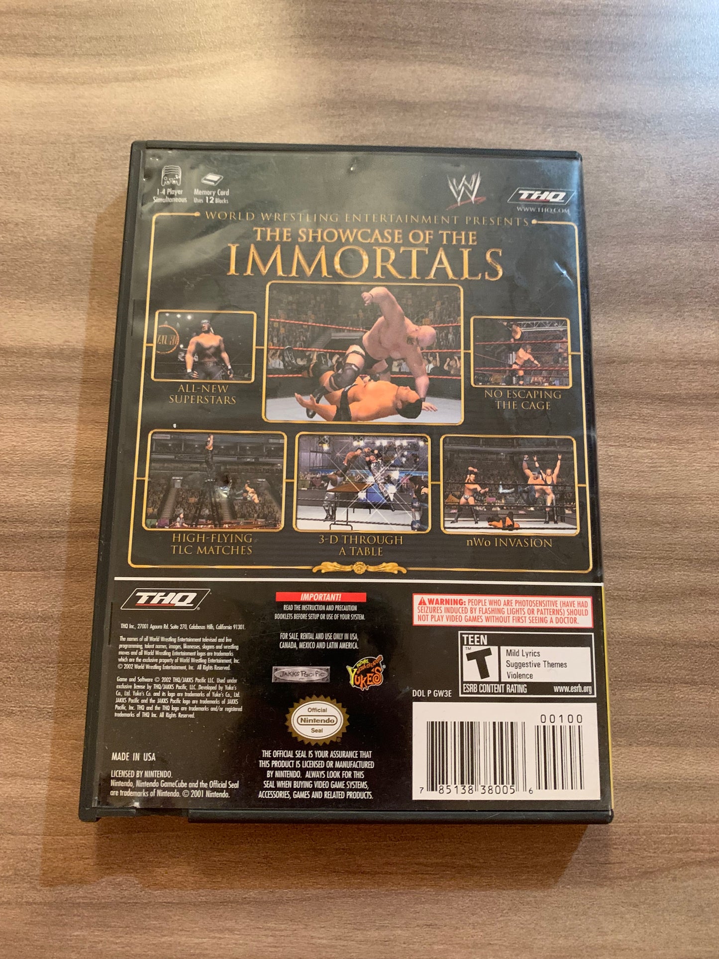 NiNTENDO GAMECUBE [NGC] | WWE WRESTLEMANiA X8 | PLAYERS CHOiCE