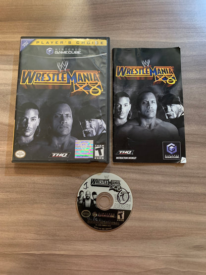 PiXEL-RETRO.COM : NINTENDO GAMECUBE COMPLETE CIB BOX MANUAL GAME NTSC WWE WRESTLEMANIA X8