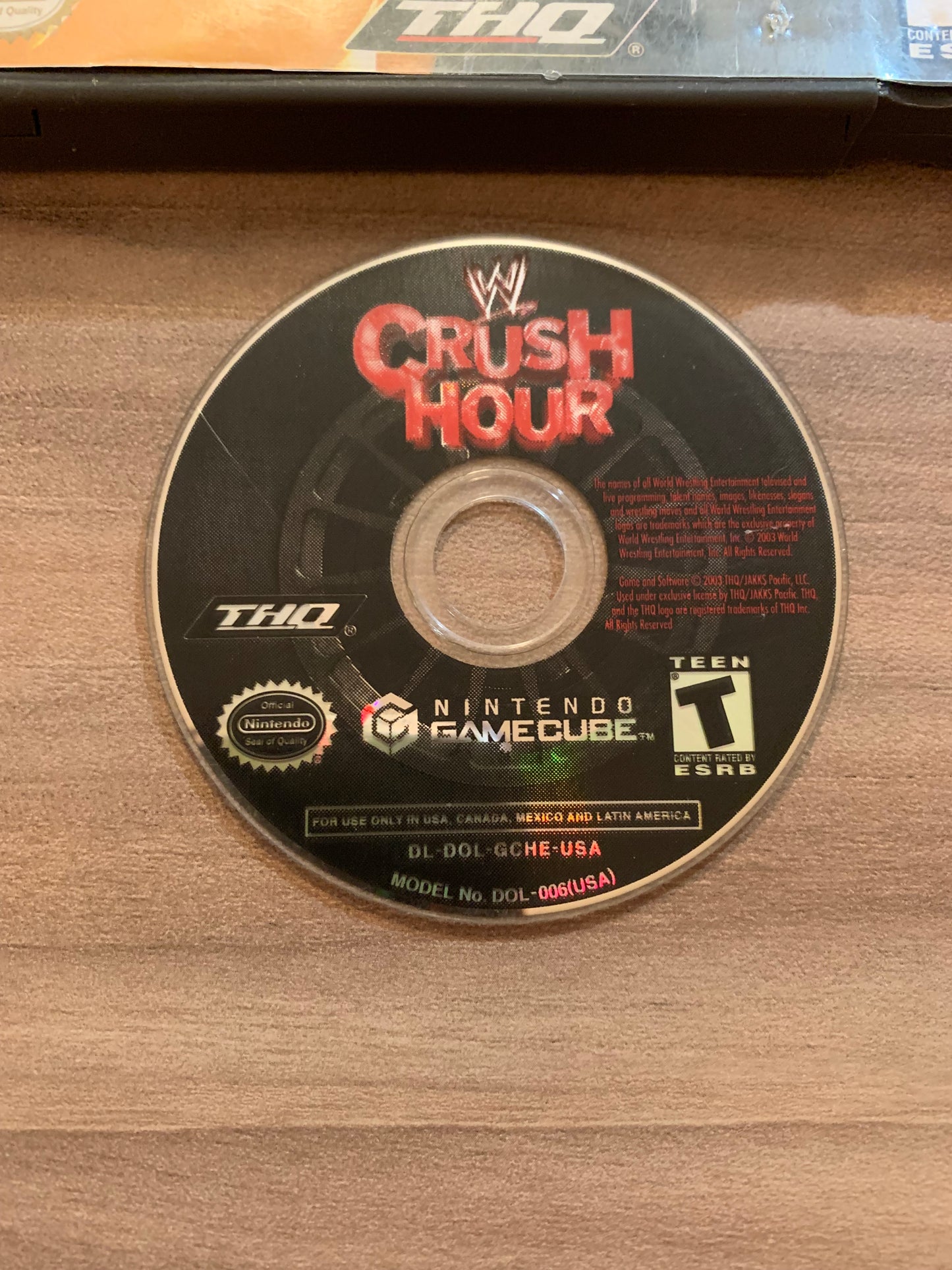 NiNTENDO GAMECUBE [NGC] | WWE CRUSH HOUR