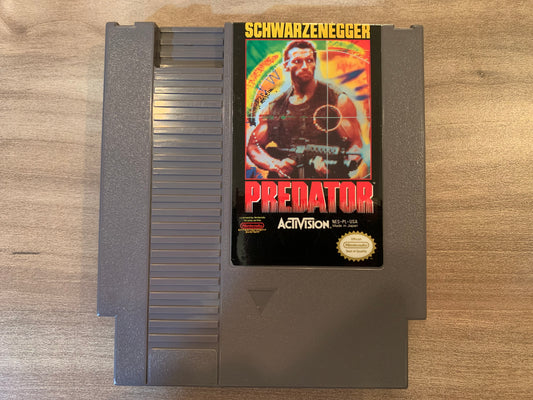 PiXEL-RETRO.COM : NINTENDO ENTERTAiNMENT SYSTEM (NES) PREDATOR SCHWARZENEGGER GAME NTSC