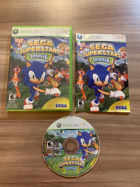 PiXEL-RETRO.COM : MICROSOFT XBOX 360 COMPLETE CIB BOX MANUAL GAME NTSC SEGA SUPERSTARS TENNIS