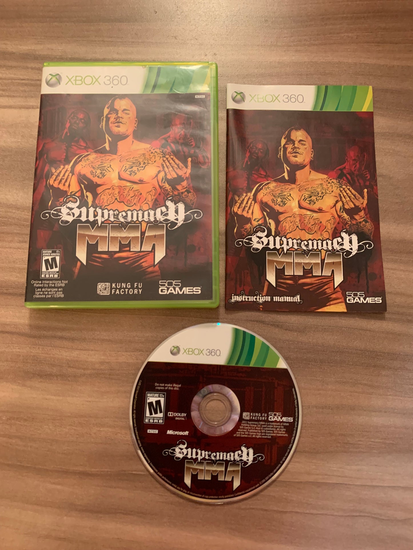 PiXEL-RETRO.COM : MICROSOFT XBOX 360 COMPLETE CIB BOX MANUAL GAME NTSC SUPREMACY MMA