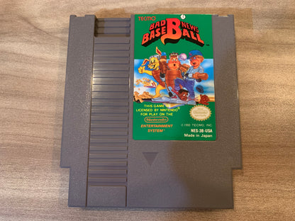 PiXEL-RETRO.COM : NINTENDO ENTERTAiNMENT SYSTEM (NES) BAD NEWS BASEBALL GAME NTSC