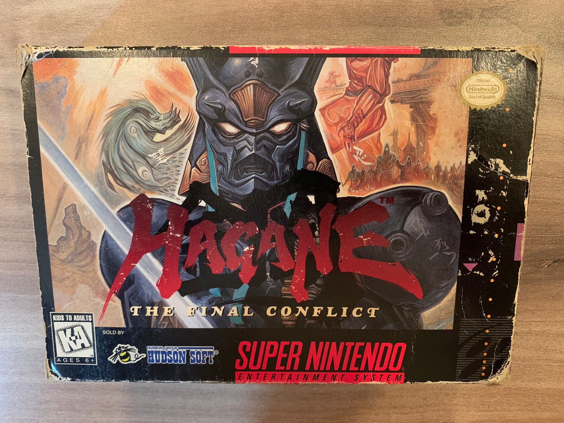 PiXEL-RETRO.COM : SUPER NINTENDO NES (SNES) GAME AND BOX NTSC HAGANE THE FINAL CONFLICT