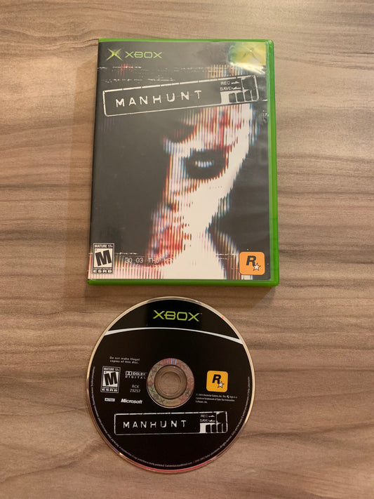 PiXEL-RETRO.COM : MICROSOFT XBOX COMPLETE CIB BOX MANUAL GAME NTSC MANHUNT