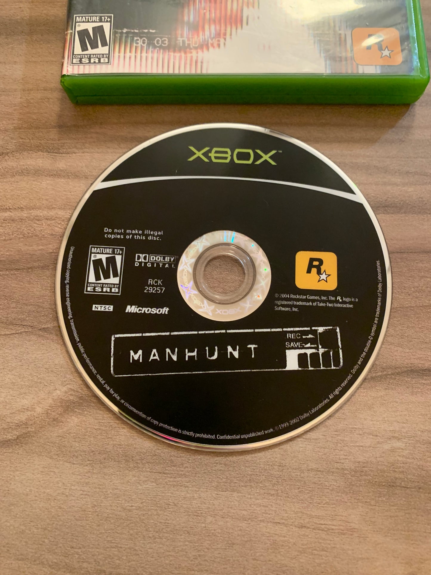 MiCROSOFT XBOX ORiGiNAL | MANHUNT