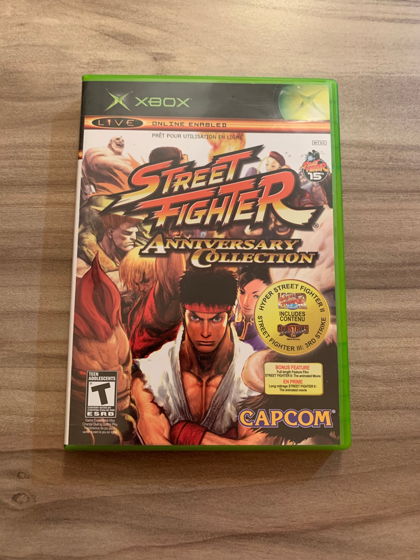 MiCROSOFT XBOX ORiGiNAL | STREET FiGHTER ANNiVERSARY COLLECTiON