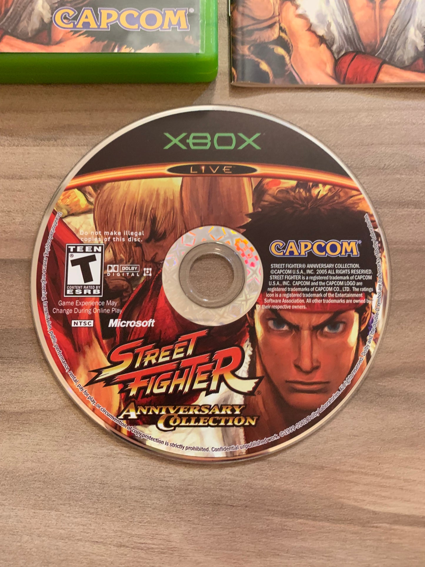 MiCROSOFT XBOX ORiGiNAL | STREET FiGHTER ANNiVERSARY COLLECTiON