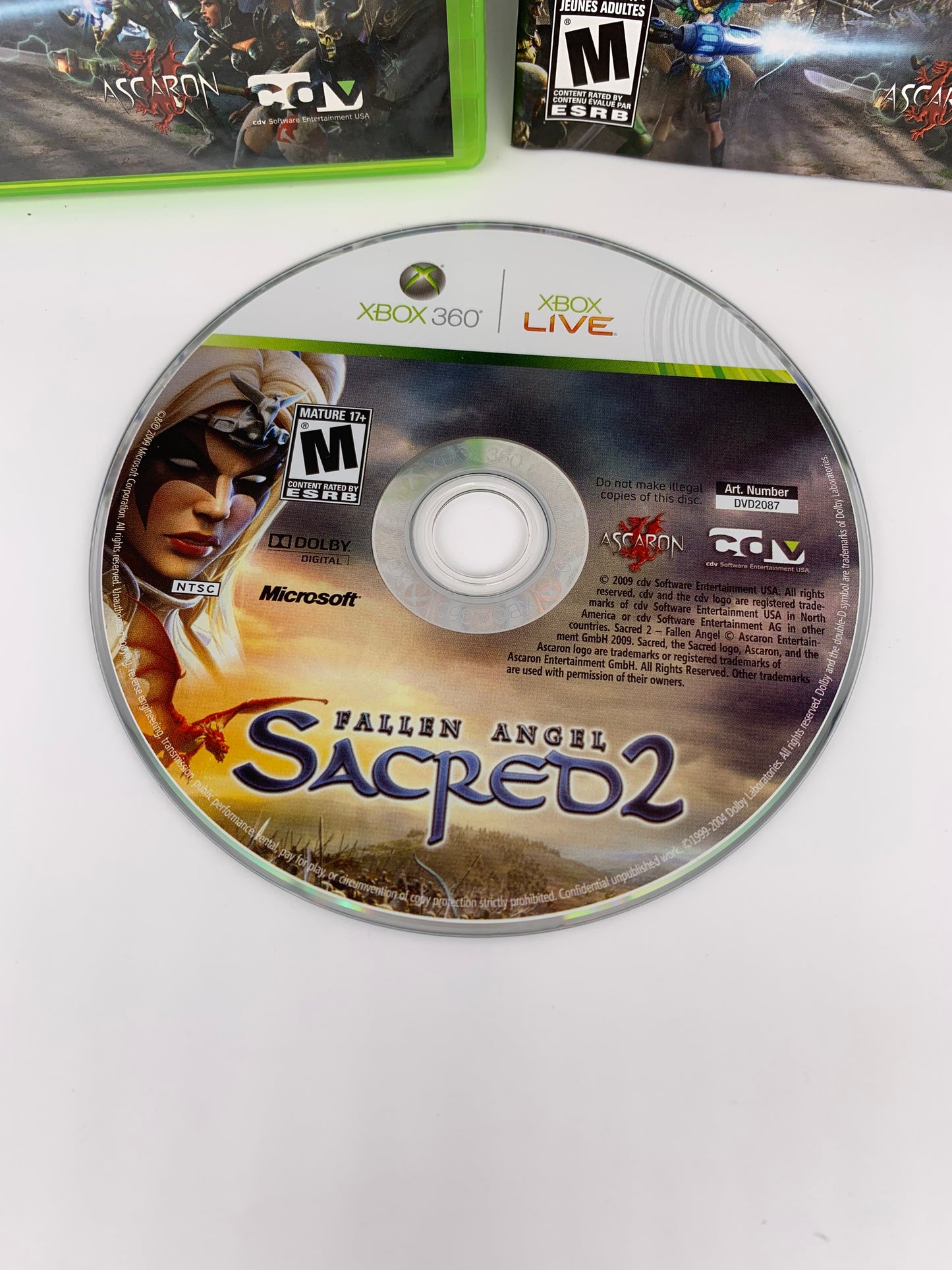 MiCROSOFT XBOX 360 | SACRED 2 FALLEN ANGEL