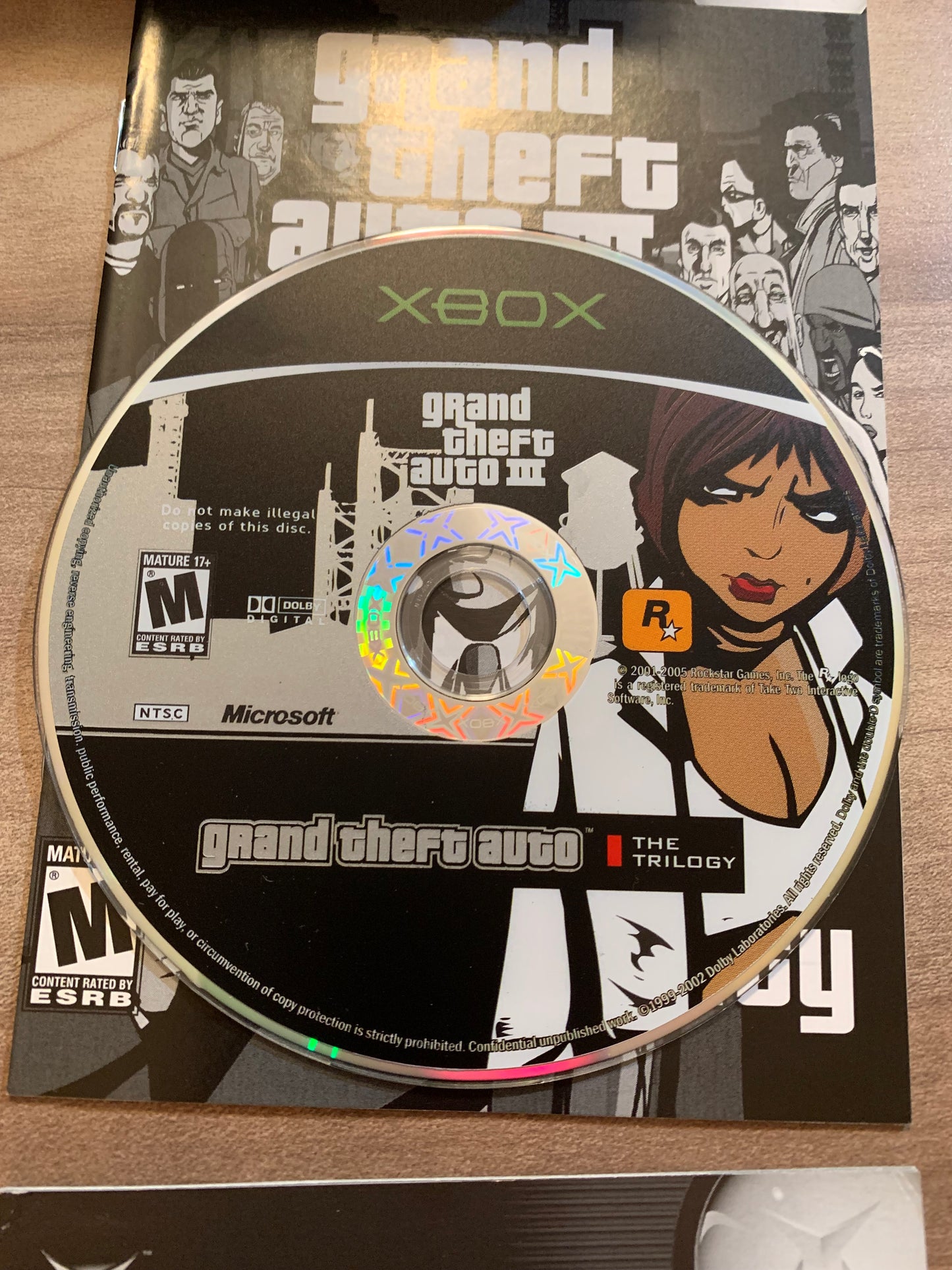 MiCROSOFT XBOX ORiGiNAL | GRAND THEFT AUTO THE TRiLOGY