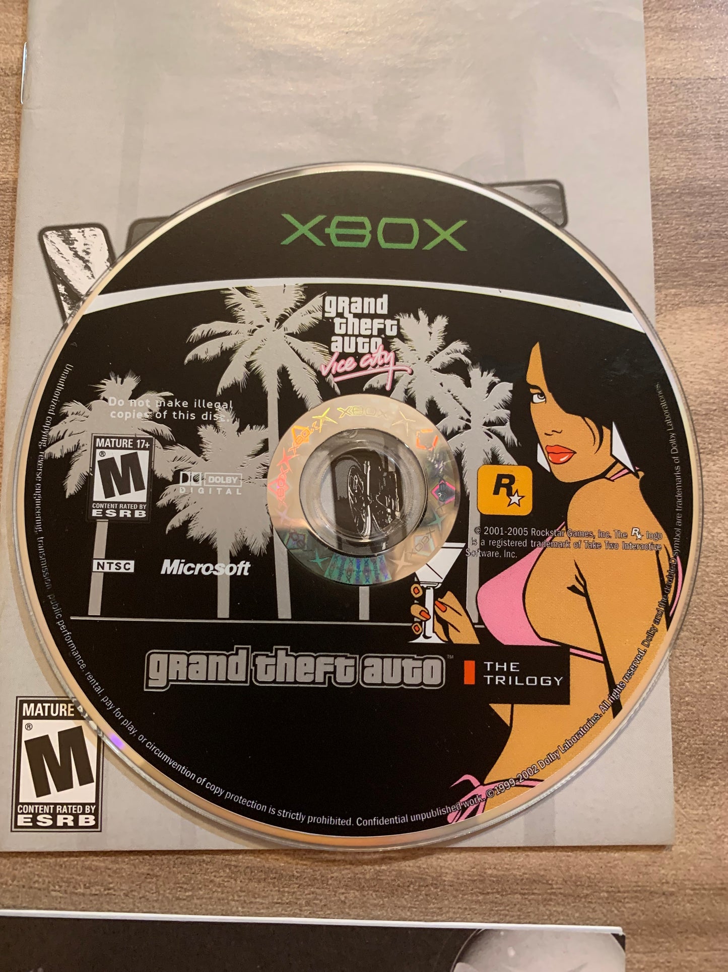 MiCROSOFT XBOX ORiGiNAL | GRAND THEFT AUTO THE TRiLOGY