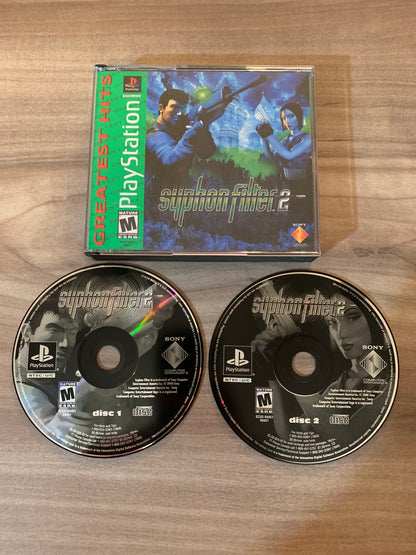 PiXEL-RETRO.COM : SONY PLAYSTATION (PS1) COMPLETE CIB BOX MANUAL GAME NTSC SYPHON FILTER 2