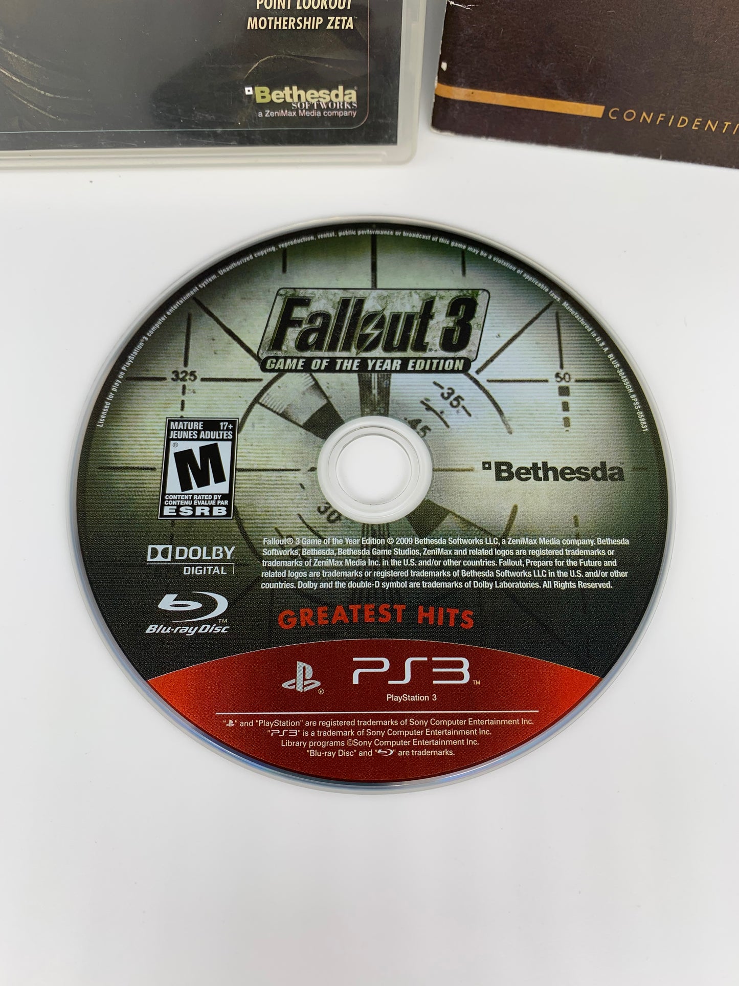 SONY PLAYSTATiON 3 [PS3] | FALLOUT 3 | GREATEST HiTS GAME OF THE YEAR EDiTiON