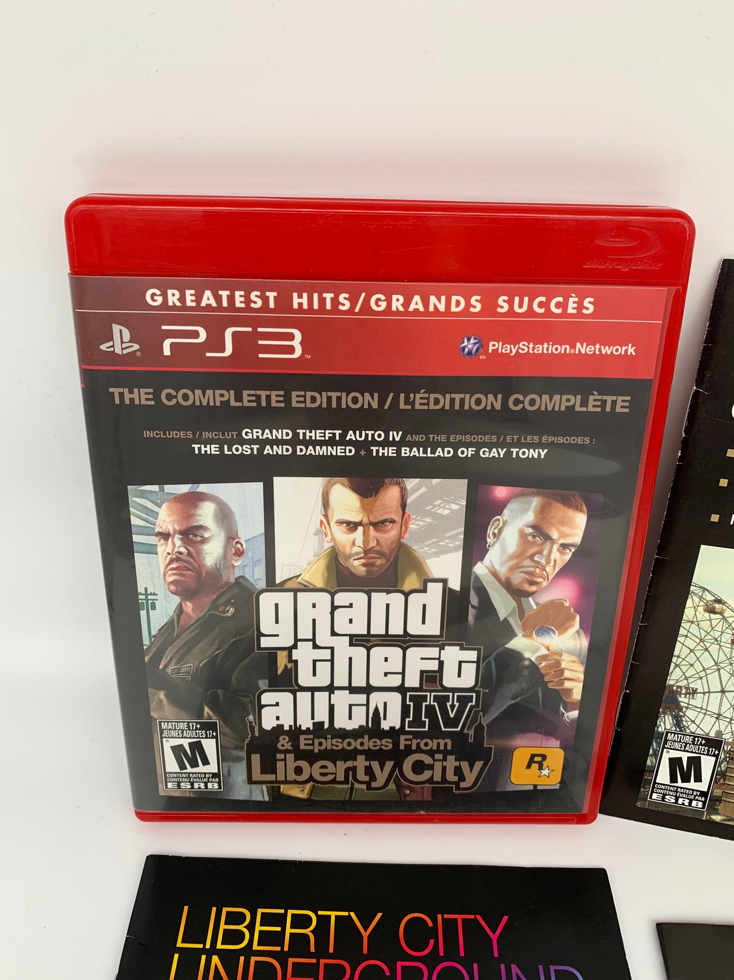 SONY PLAYSTATiON 3 [PS3] | GRAND THEFT AUTO IV & EPiSODE FROM LiBERTY CiTY THE COMPLETE EDiTiON | GREATEST HiTS