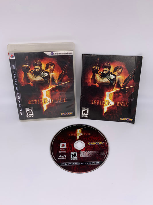 PiXEL-RETRO.COM : SONY PLAYSTATION 3 (PS3) COMPLET CIB BOX MANUAL GAME NTSC RESIDENT EVIL 5