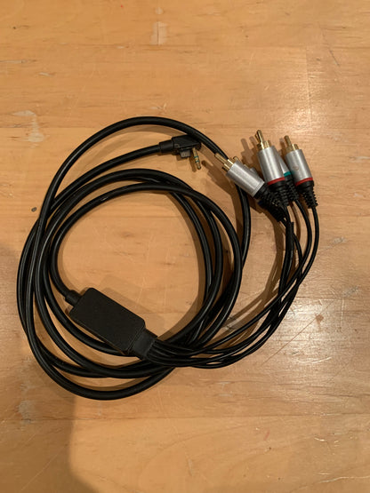 PiXEL-RETRO.COM : SONY PLAYSTATION PORTABLE (PSP) ORIGINAL NTSC COMPONENT AV CABLE RCA COMPOSITE