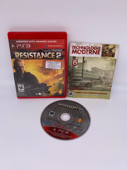 PiXEL-RETRO.COM : SONY PLAYSTATION 3 (PS3) COMPLETE IN BOX CIB MANUAL GAME NTSC RESISTANCE 2