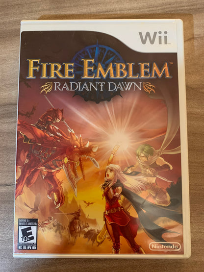 PiXEL-RETRO.COM : NINTENDO WII COMPLET CIB BOX MANUAL GAME NTSC FIRE EMBLEM RADIANT DAWN