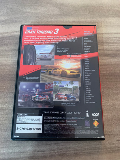 SONY PLAYSTATiON 2 [PS2] | GRAN TURiSMO 3 GT3 A-SPEC | NOT FOR RESALE