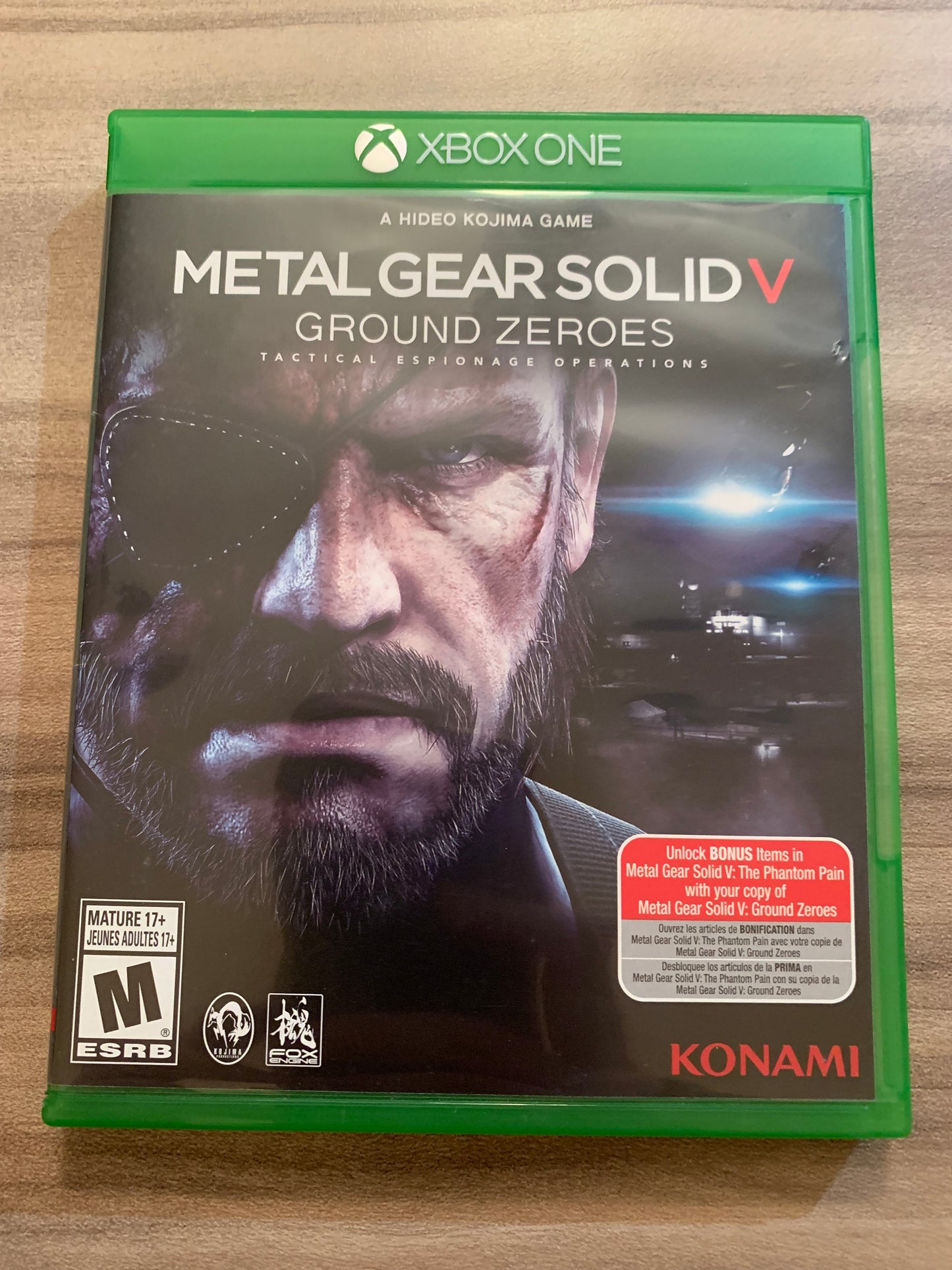 MiCROSOFT XBOX ONE | METAL GEAR SOLiD V GROUND ZEROES