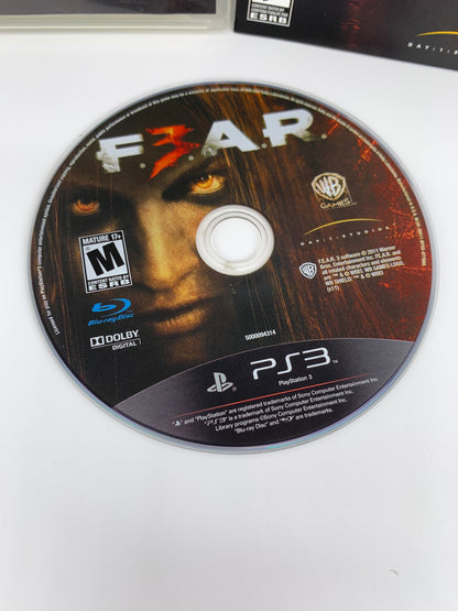 SONY PLAYSTATiON 3 [PS3] | F.3.A.R. FEAR 3