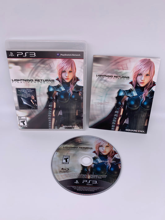 PiXEL-RETRO.COM : SONY PLAYSTATION 3 (PS3) COMPLET CIB BOX MANUAL GAME NTSC FINAL FANTASY XIII LIGHTING RETURNS