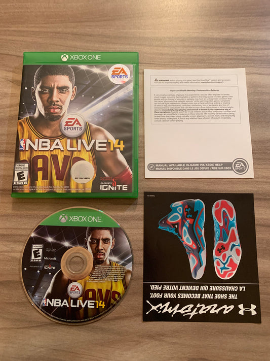 PiXEL-RETRO.COM : MICROSOFT XBOX ONE COMPLETE CIB BOX MANUAL GAME NTSC NBA LIVE 14