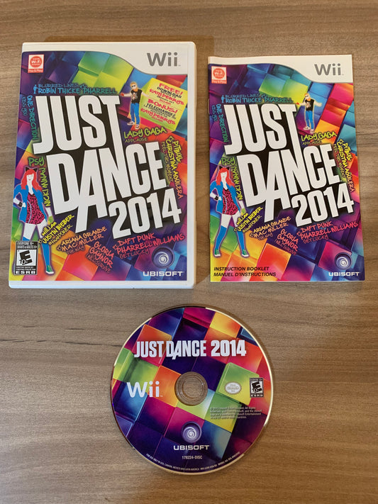 PiXEL-RETRO.COM : NINTENDO WII COMPLET CIB BOX MANUAL GAME NTSC JUST DANCE 2014