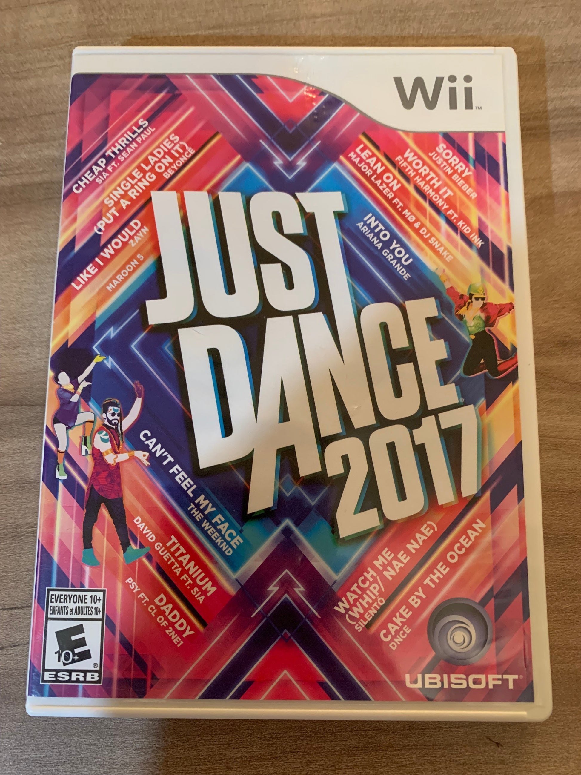 PiXEL-RETRO.COM : NINTENDO WII COMPLET CIB BOX MANUAL GAME NTSC JUST DANCE 2017