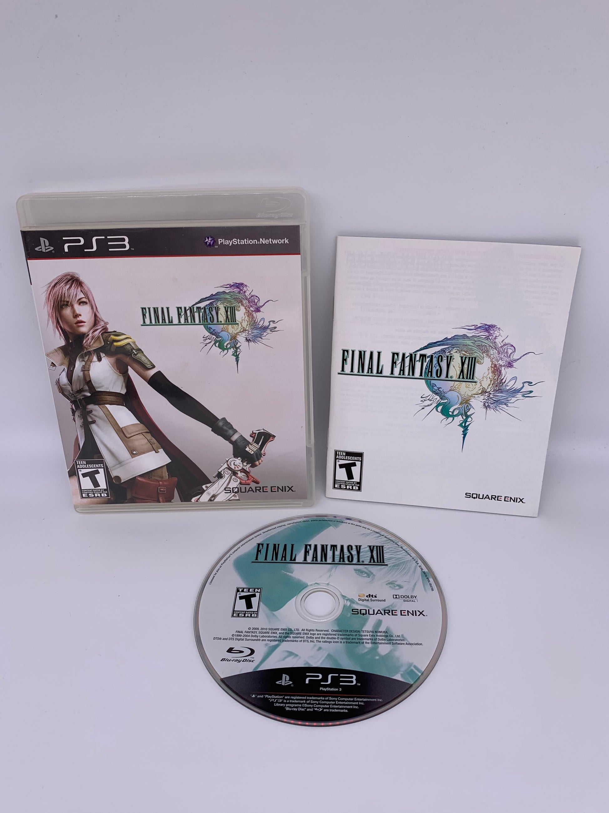 PiXEL-RETRO.COM : SONY PLAYSTATION 3 (PS3) COMPLET CIB BOX MANUAL GAME NTSC FINAL FANTASY XIII