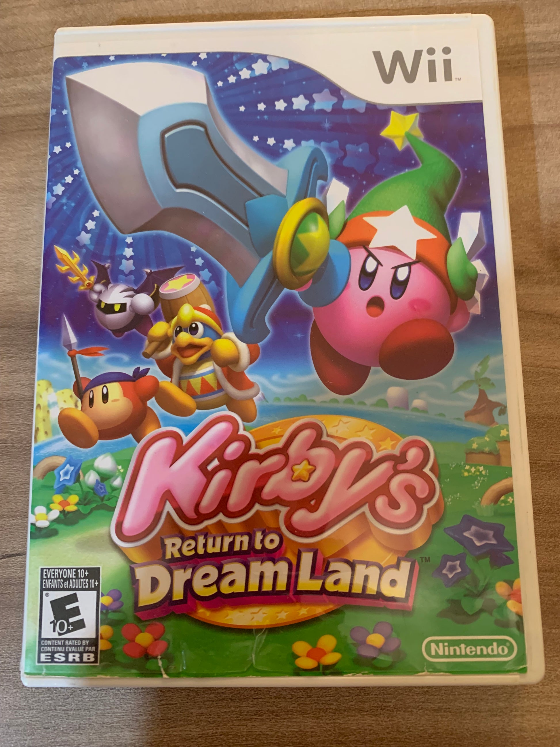 PiXEL-RETRO.COM : NINTENDO WII COMPLET CIB BOX MANUAL GAME NTSC KIRBY'S RETURN TO DREAM LAND