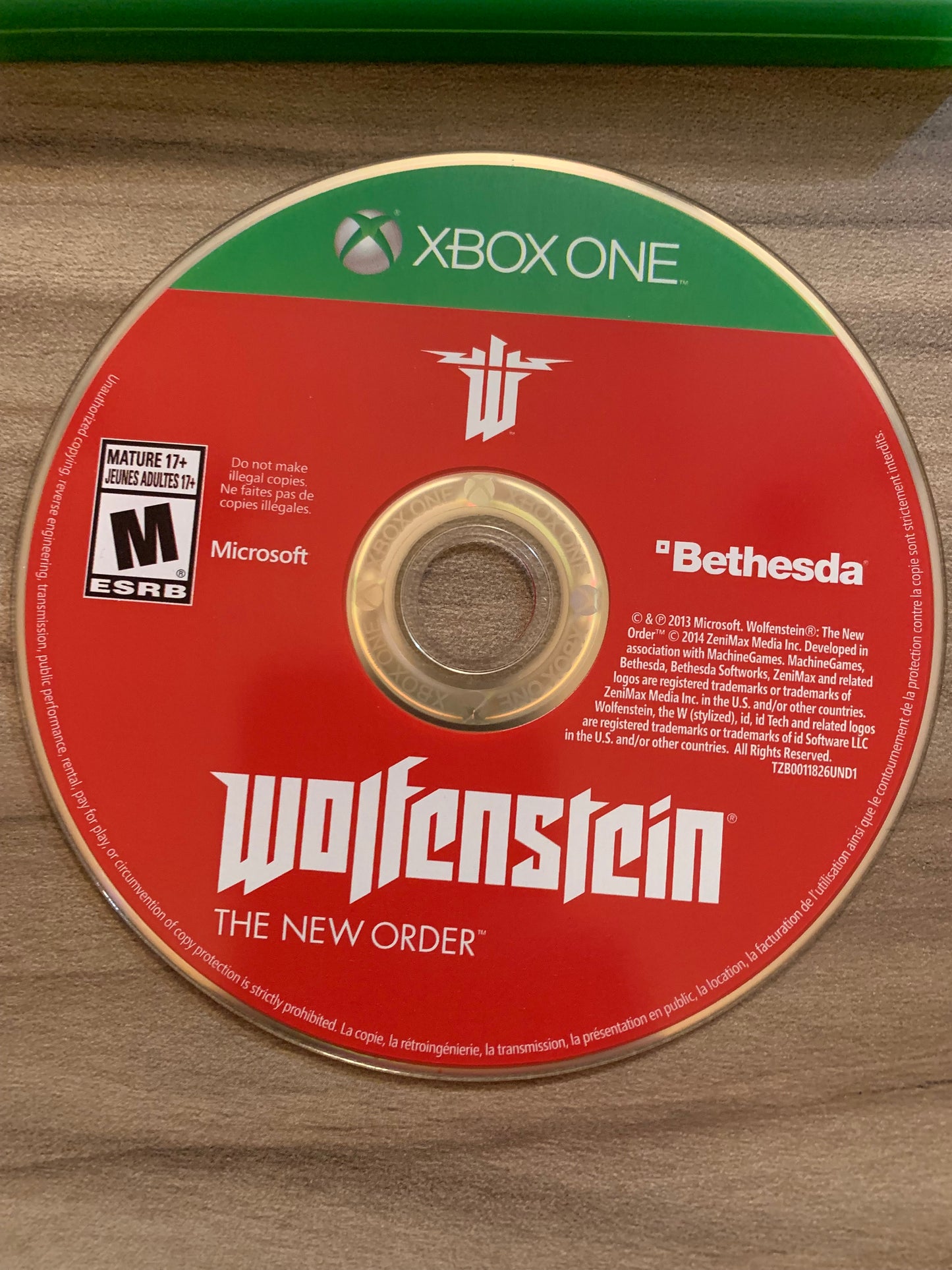 MiCROSOFT XBOX ONE | WOLFENSTEiN THE NEW ORDER