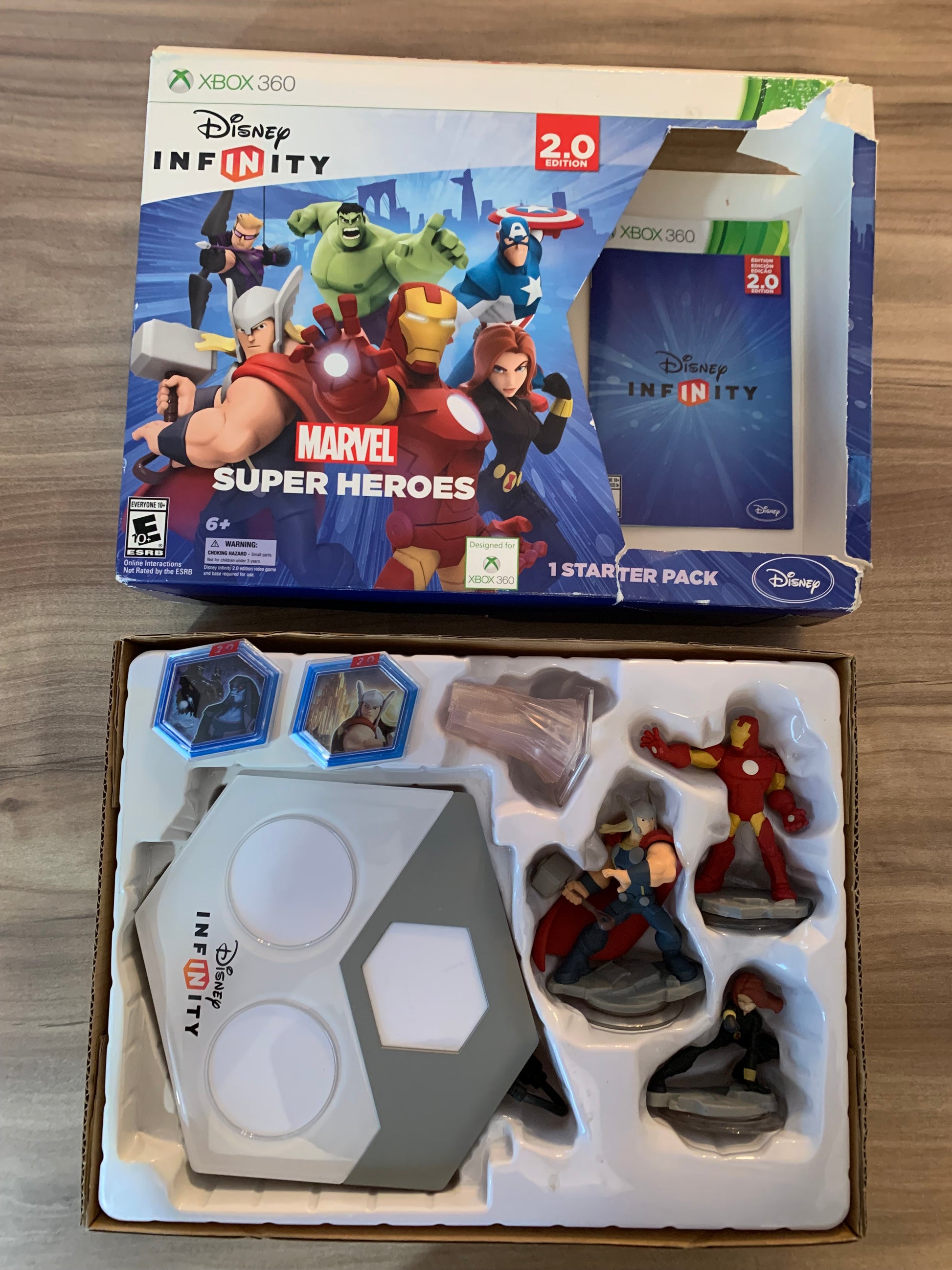 PiXEL-RETRO.COM : XBOX 360 DISNEY INFINITY MARVEL SUPER HEROES 2.0 STARTER PACK